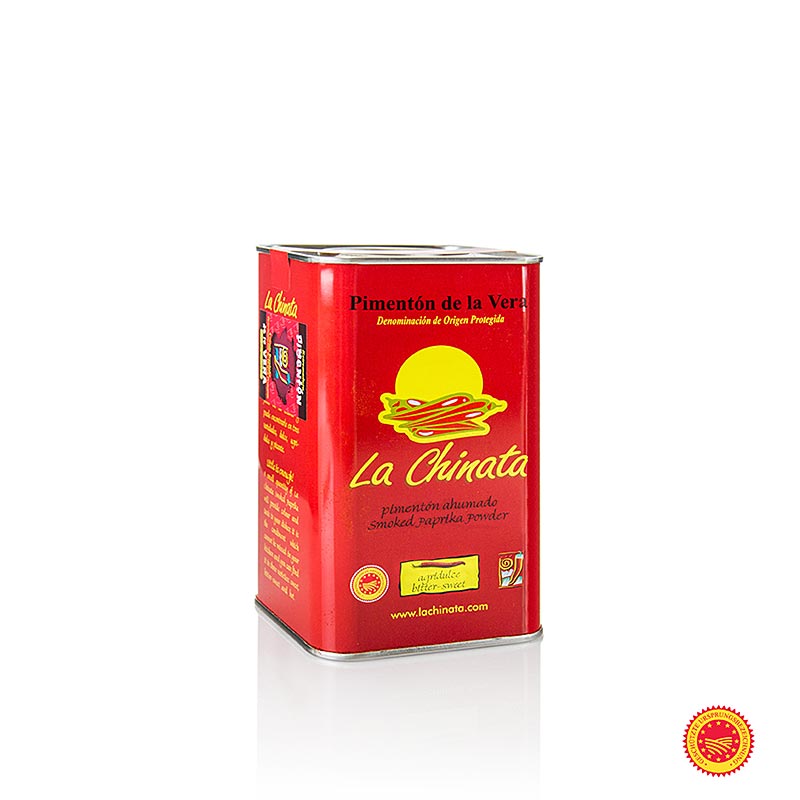 Paprikapulver - Pimentón de la Vera DOP/g.U., røget, stærk, la Chinata, 750 g