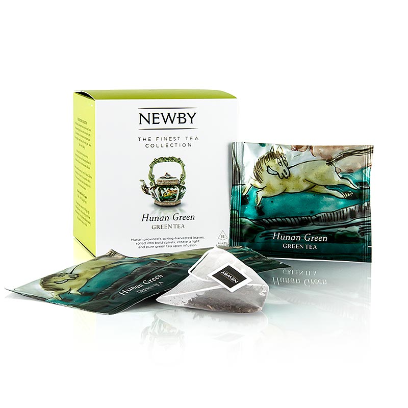 Newby Tea Hunan Green, kinesisk grøn te, 37,5 g, 15 stk