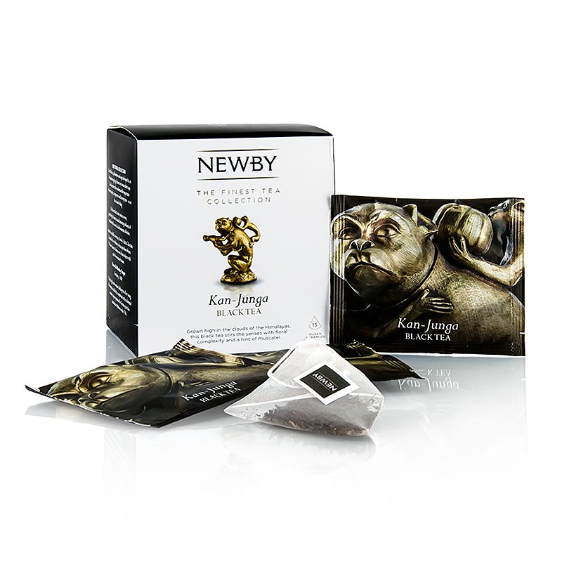 Newby Tea Kan Junga, sort te fra Nepal, 37,5 g, 15 stk