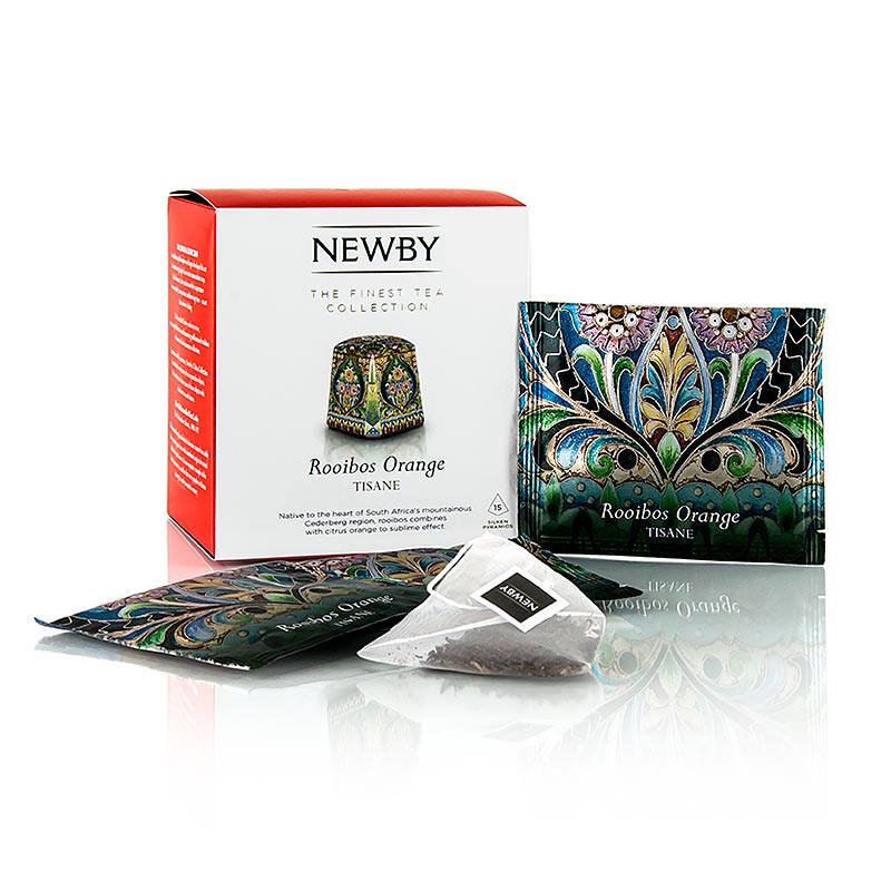 Newby Tea Rooibos & Orange, infusion, rooibos-te, 37,5 g, 15 stk.