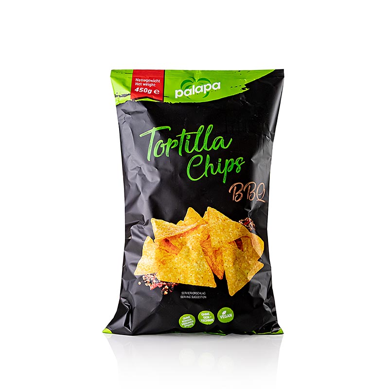 Tortillachips, krydret – BBQ – nachochips, Sierra Madre, 450 g