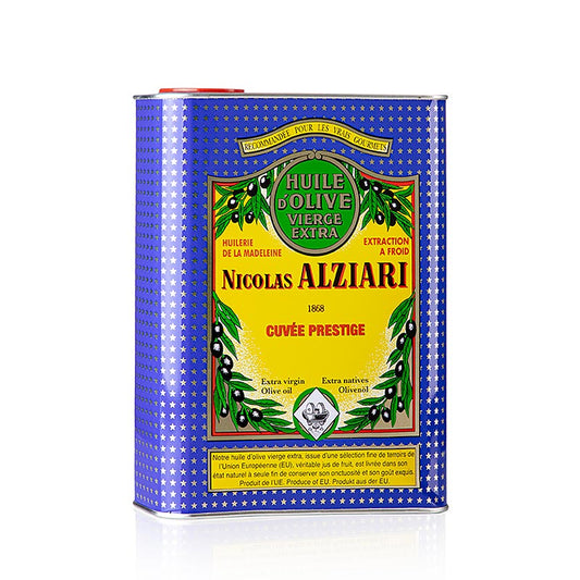 Ekstra jomfruolivenolie, Fruité Douce, mild, Alziari, 2 l