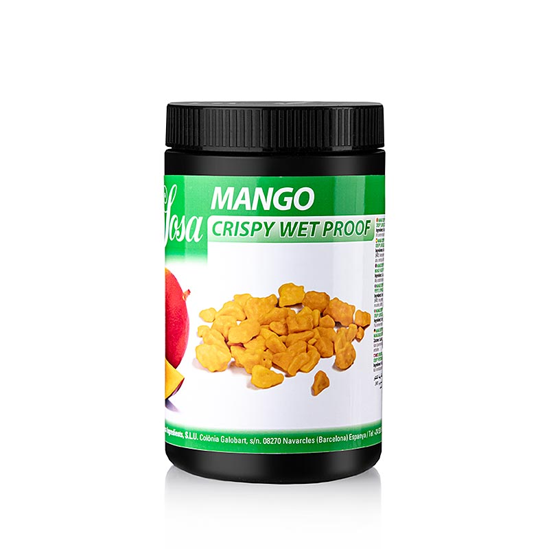 Sosa Crispy - Mango, Wet Proof, overtrukket med kakaosmør (38782), 400 g