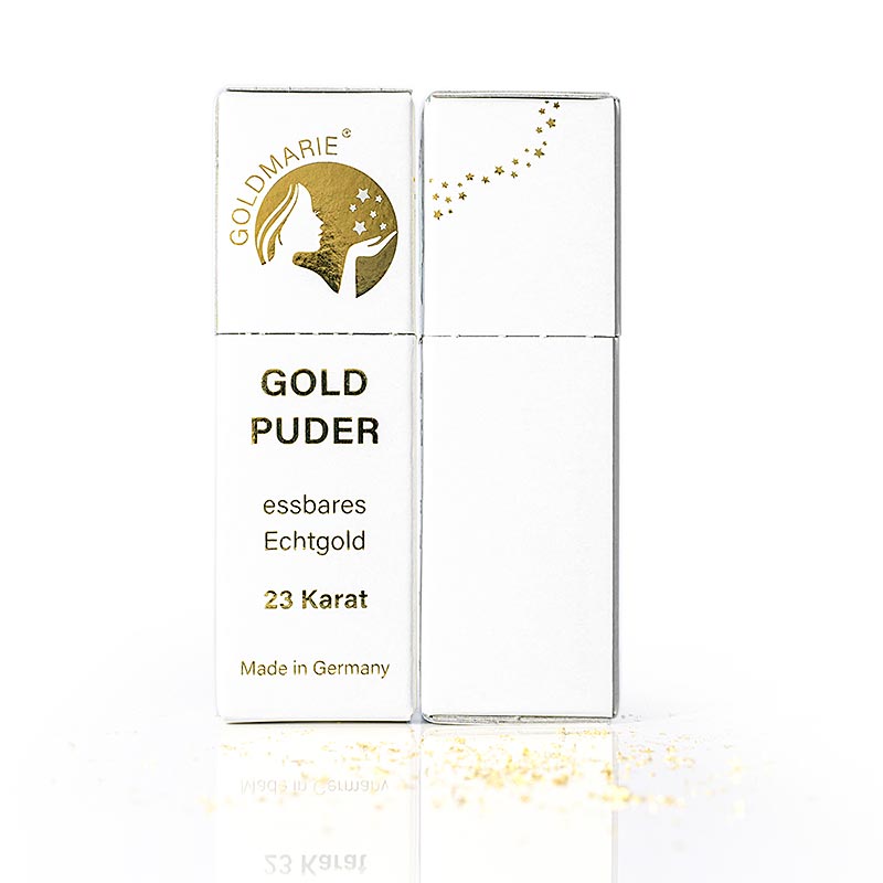 Guld - Bladguldflager, strøblanding "Goldmarie", 23 karat, ca. 0,5-1 mm², 0,1 g