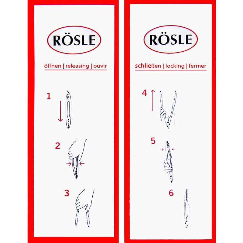Rösle gourmettang, 30 cm, 1 stk.