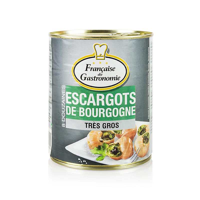 Vingårdssnegle, meget store, 8 dusin, Francaise de Gastronomie, 800 g