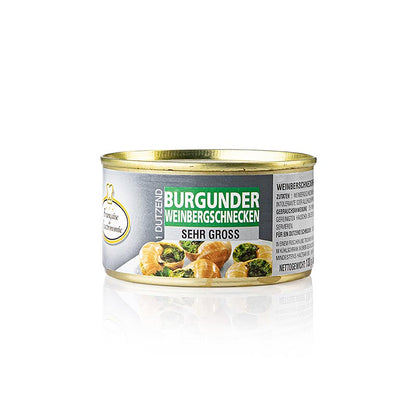Vingårdssnegle, meget store, 1 dusin, Francaise de Gastronomie, 130 g