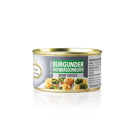 Vingårdssnegle, meget store, 1 dusin, Francaise de Gastronomie, 130 g