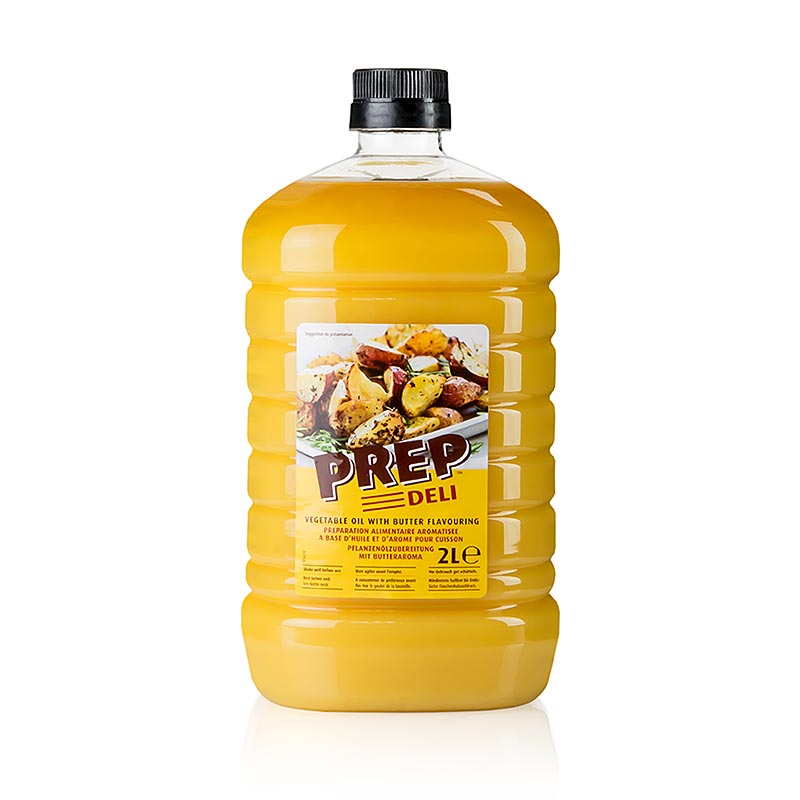 Prep Deli, vegetabilsk olie med smøraroma, 2 l