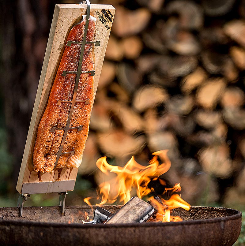 Grill BBQ - Flammlachsbrett Premium Line, 1 stk