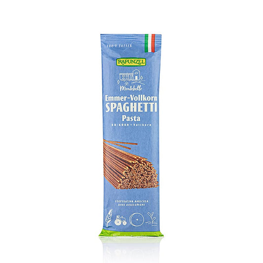 Rapunzel, emmer-pasta – spaghetti, fuldkorn, økologisk, 500 g