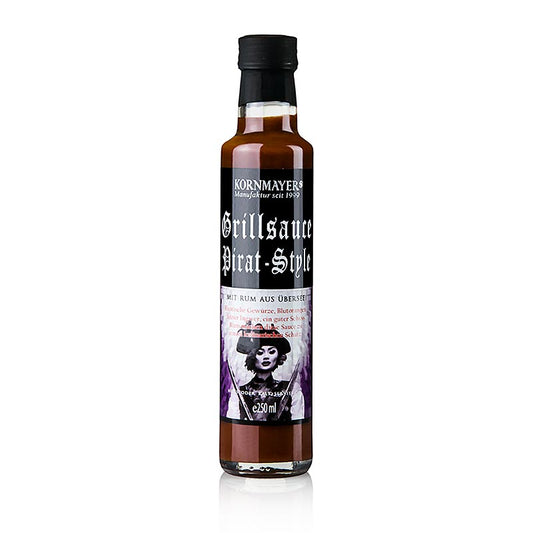Kornmayer – Pirat-Style grillsauce, med rom, 250 ml