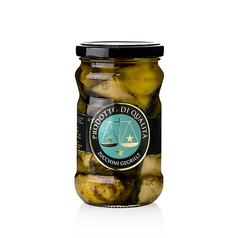 Grillede courgetter, syltede, La Bilancia, 280 g