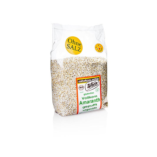 Puffet amarant, fuldkorn, Wertz, økologisk, 125 g