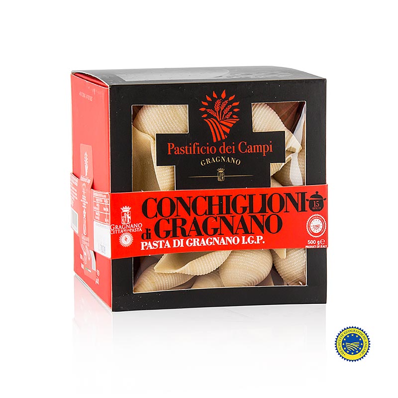 Pastificio dei Campi - No.57 Conchiglioni, store muslinger, Pasta di Gragnano, 500 g