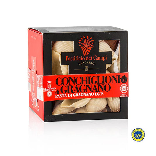 Pastificio dei Campi - No.57 Conchiglioni, store muslinger, Pasta di Gragnano, 500 g