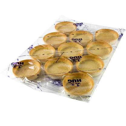 Dessert-tarteletter – Filigrano, runde, ø 8,3 cm, H 2 cm, mørdej, 55 stk.