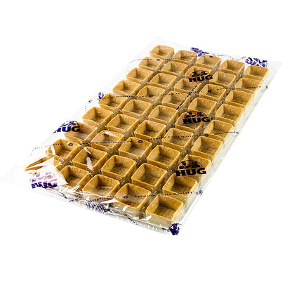 Mini dessert-tarteletter – Filigrano, firkantet, 3,3 cm, H 1,8 cm