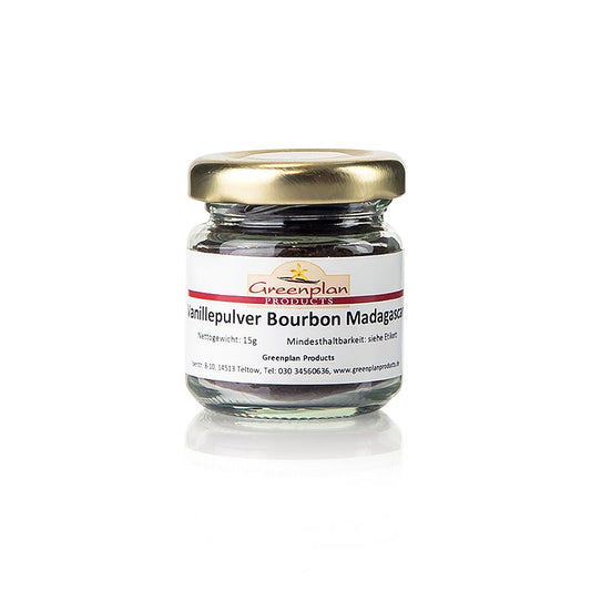 Bourbon-vanilje, malet, fra Madagaskar, Greenplan, 15 g