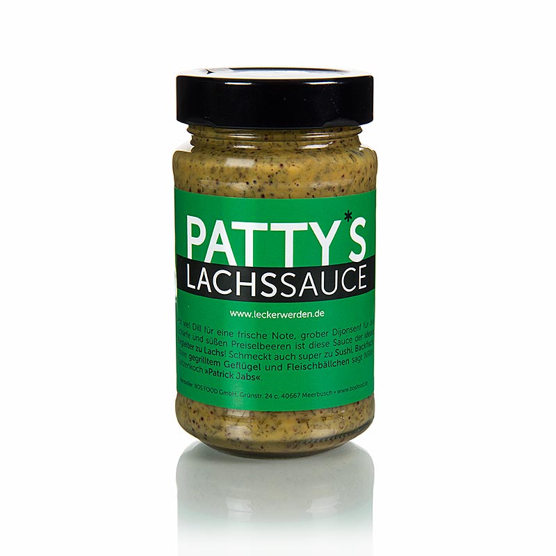 Pattys laksesauce, honning-sennepsauce med dild, 225 ml