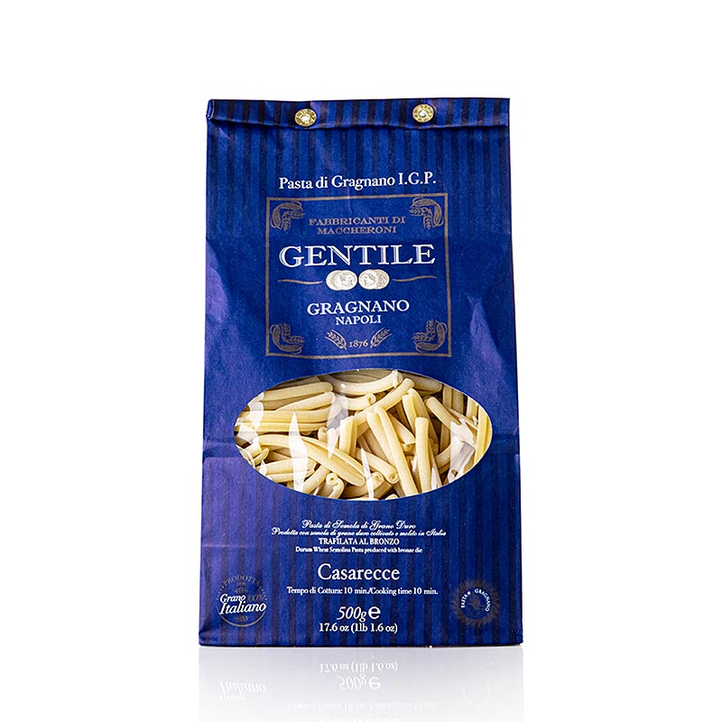 Pastificio Gentile Gragnano IGP - Casarecce, bronzepresset, 500 g