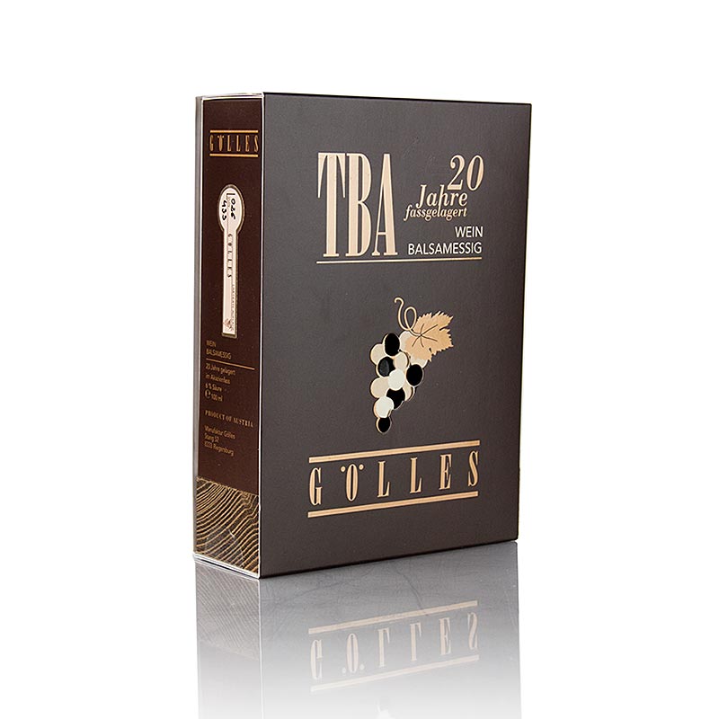 Gölles Trockenbeerenauslese balsamico, 6 % syre, modnet i akacietræsfad, 100 ml
