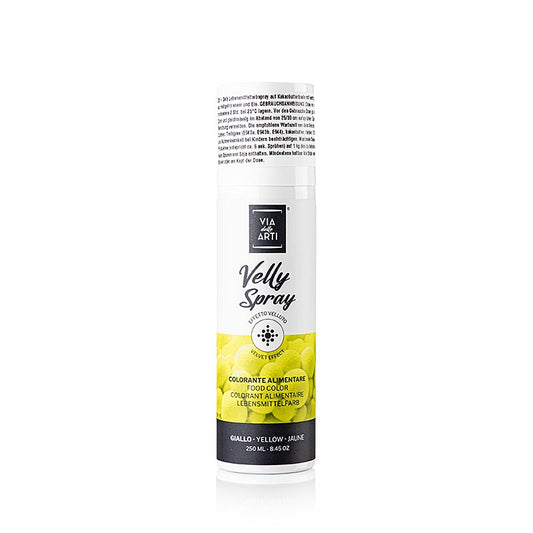 Kakaosmørspray, fløjlseffekt, gul, Velly, 250 ml