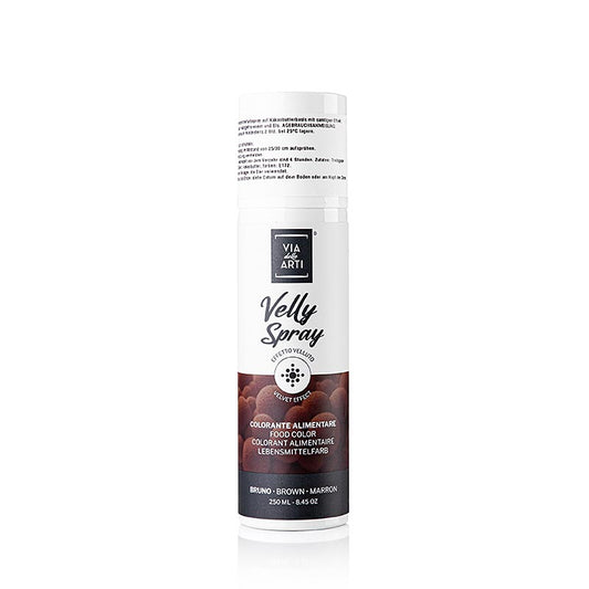 Kakaosmørspray, fløjlseffekt, brun, Velly, 250 ml