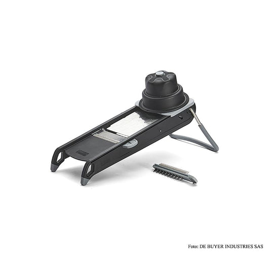 deBUYER Mandoline Swing Plus (1 horisontal & 1 julienne) sort (4-10 mm), 1 stk