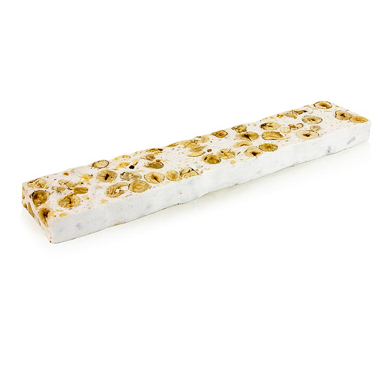 Italiensk torrone – nocciole, ristede hasselnødder, blød bar, 180 g