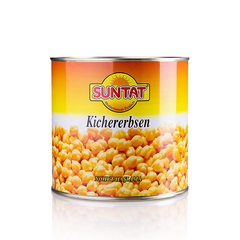 Kikærter, i saltlage, Suntat, 2,5 kg