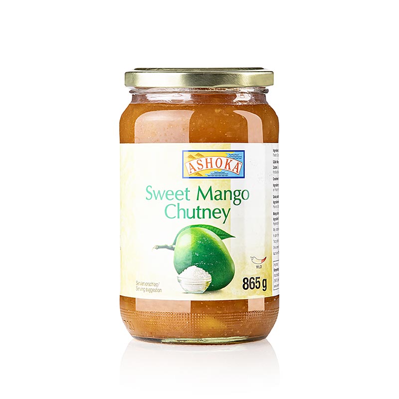 Mango-chutney, sød, Ashoka, 865 g