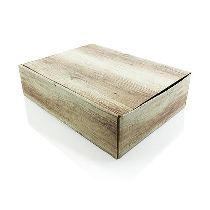 Vinpræsentationsæske, "Wood", til 3 flasker à 0,75 l, 1 stk.