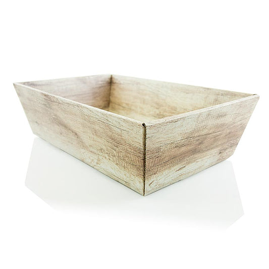 Gavekurv, firkantet, "Wood", -mellem-, 330x190x110 mm, 1 stk