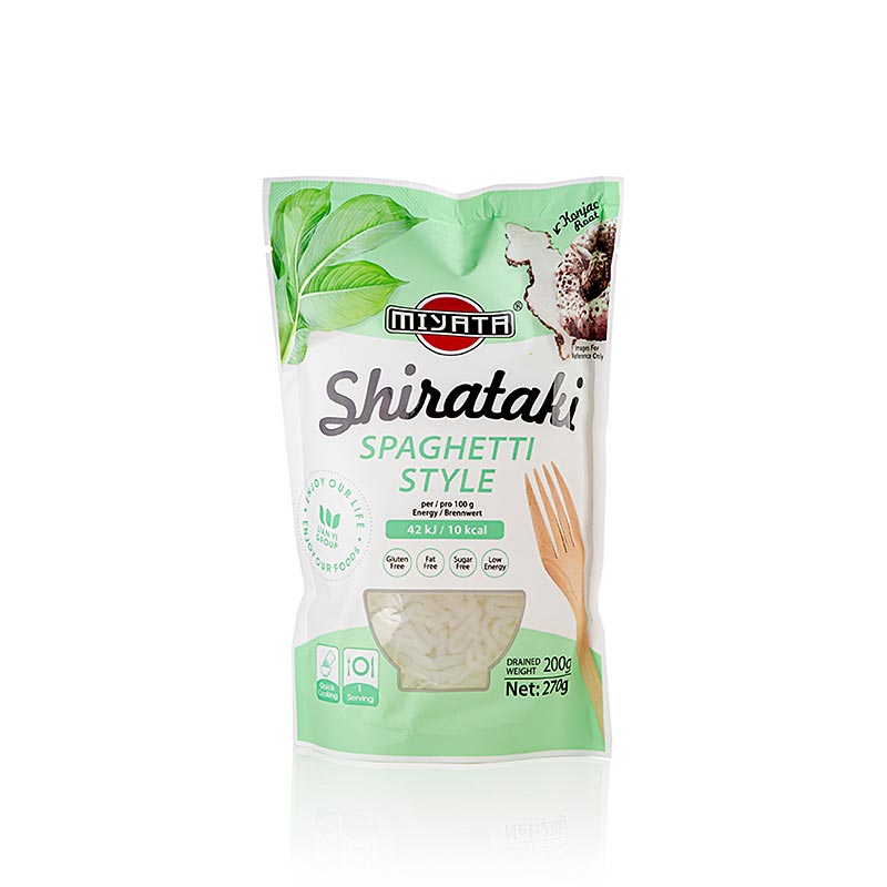 Shirataki Spaghetti Style, fremstillet af konjakrod, Miyata, 270 g