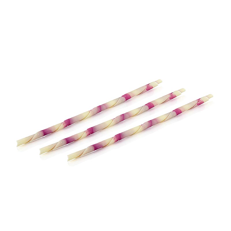 Chokoladecigarer – XL Pencil, lyserød marmoreret, 20 cm, Mona Lisa, 900 g