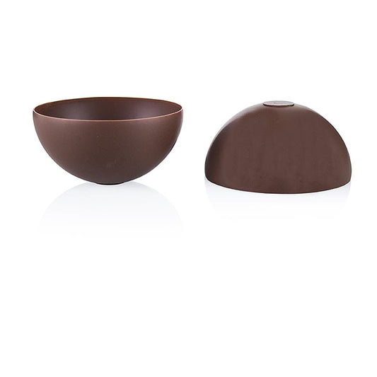 Chokoladeform - Halvkugle, mælkechokolade, 70 mm, Cluizel, 375 g, 30 stk