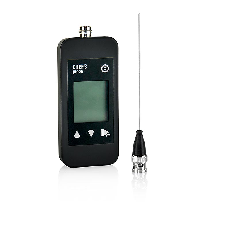 Chef's Probe termometer med digital visning, stiksonde, 1,5 mm, sort, 1 stk