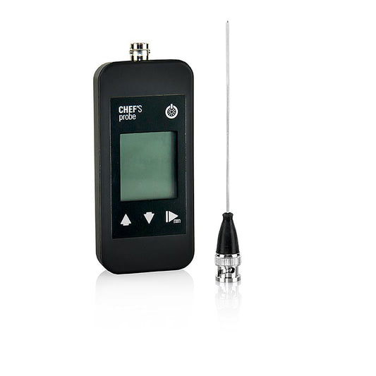 Chef's Probe termometer med digital visning, stiksonde, 1,5 mm, sort, 1 stk