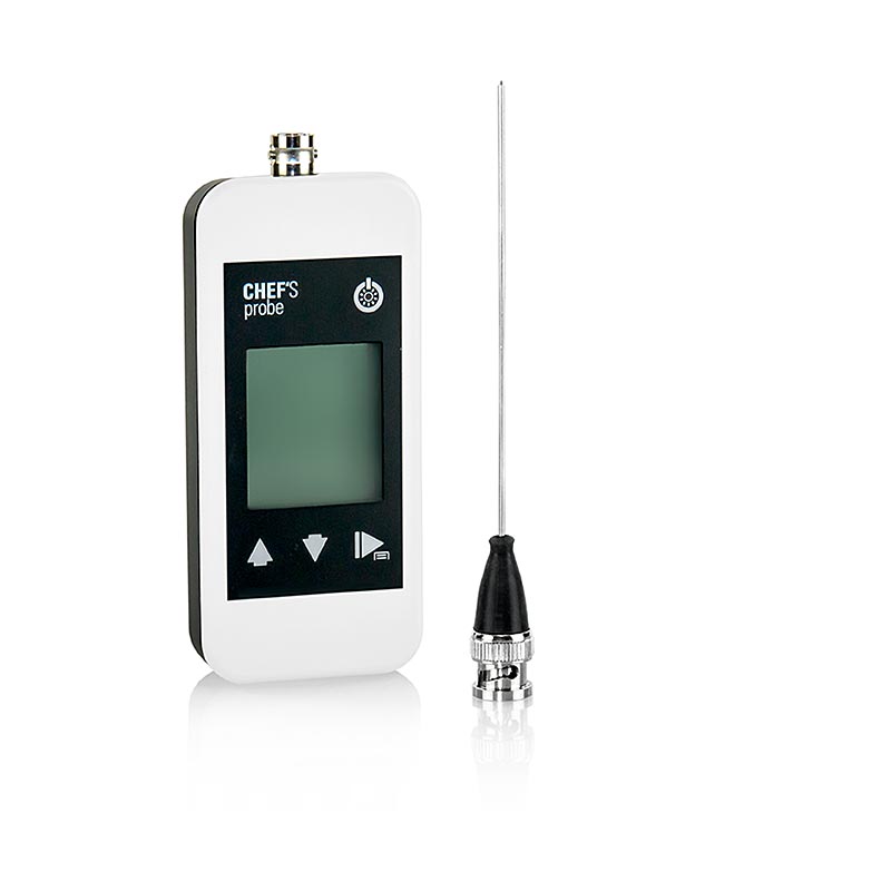 Chef´s Probe termometer med digital visning, stiksonde, 1,5 mm, hvid, 1 stk