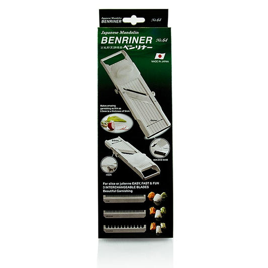 Grøntsagsskræller, Benriner Cutter BN-64/W, 3 julienne-skær, 1 stk