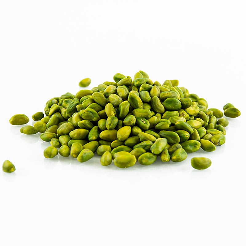 Pistacienødder, afskallede, lysegrønne, B+ sortering, 1 kg