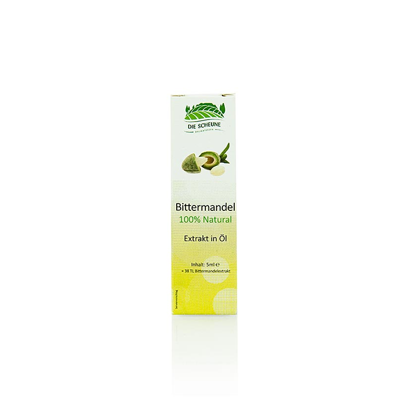 Naturlig bitter mandelaroma, flydende, Die Scheune, 5 ml