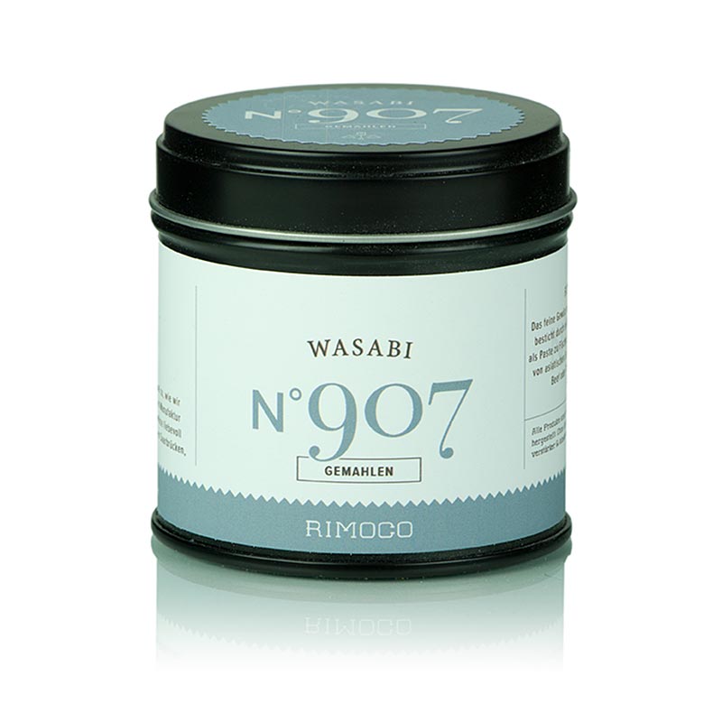 Wasabi - Grønt peberrodspulver, af 100 % wasabi (Eutrema japonica), 40 g