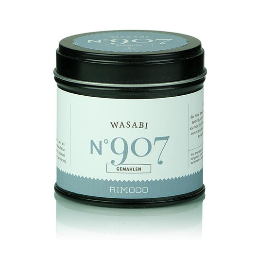 Wasabi - Grønt peberrodspulver, af 100 % wasabi (Eutrema japonica), 40 g