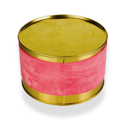 Kaviarbeholder – guld, uden tryk, uden gummilukning, ø 12,5 cm, til 1000 g kavia