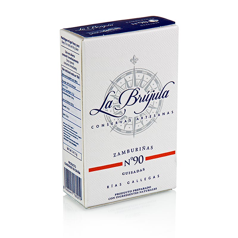 Kammuslinger, små, galicisk stil, La Brújula, 110 g