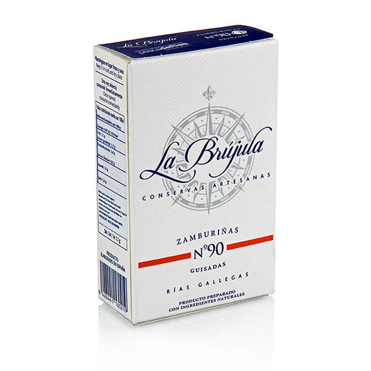 Kammuslinger, små, galicisk stil, La Brújula, 110 g
