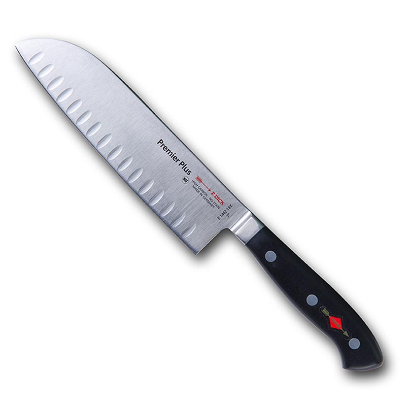 Serie Premier Plus Santoku-kniv med rillet skærekant, 18 cm, DICK, 1 stk.