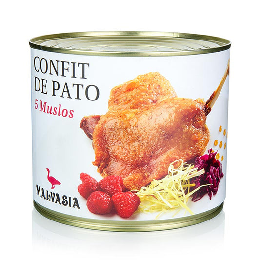 Andelår confit, 5 lår, Malvasia, 1,9 kg